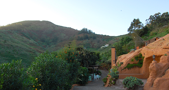 Paisaje del Parque Rural de Doramas desde las Cuevas de Barreto